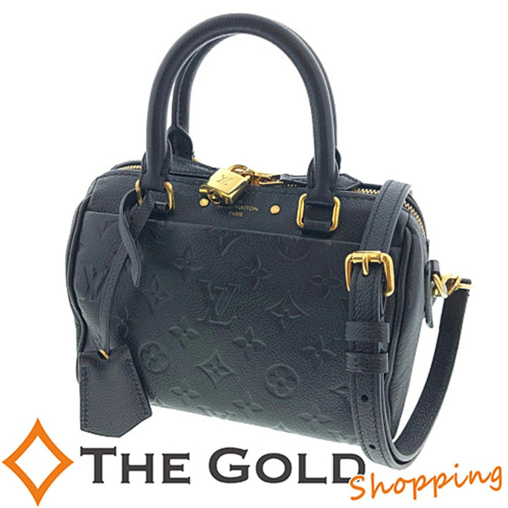 Louis Vuitton Speedy Bandouliere Monogram Bag 2Way Shoulder Bag Noir Black
